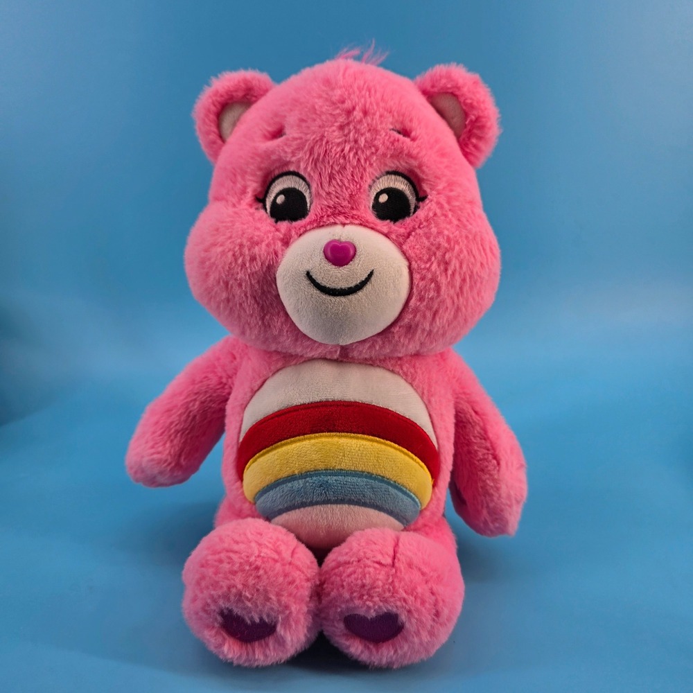 Care Bears Unlock the Magic Cheer Bear Rainbow Plush 14 inch 2020
